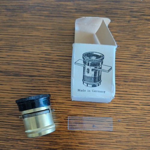 Vintage pocket microscope - pocket,