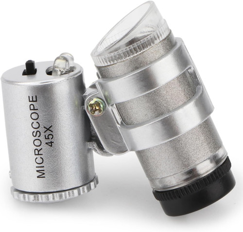 45x pocket microscope - microscope, jeweler